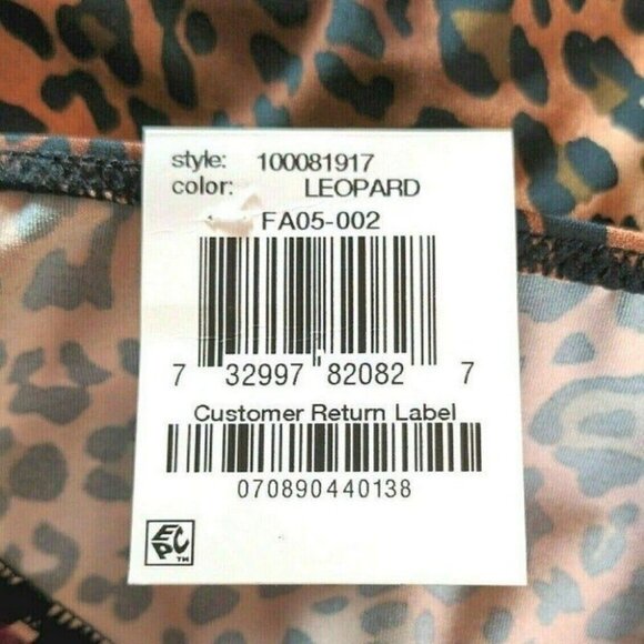 INC International Concepts Womens Thong Panty Leopard Animal Print Medium NEW - Picture 7 of 9